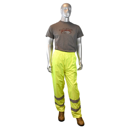 Radians RW10-ES1Y - Lightweight Rain Pants - Hi-Vis Green