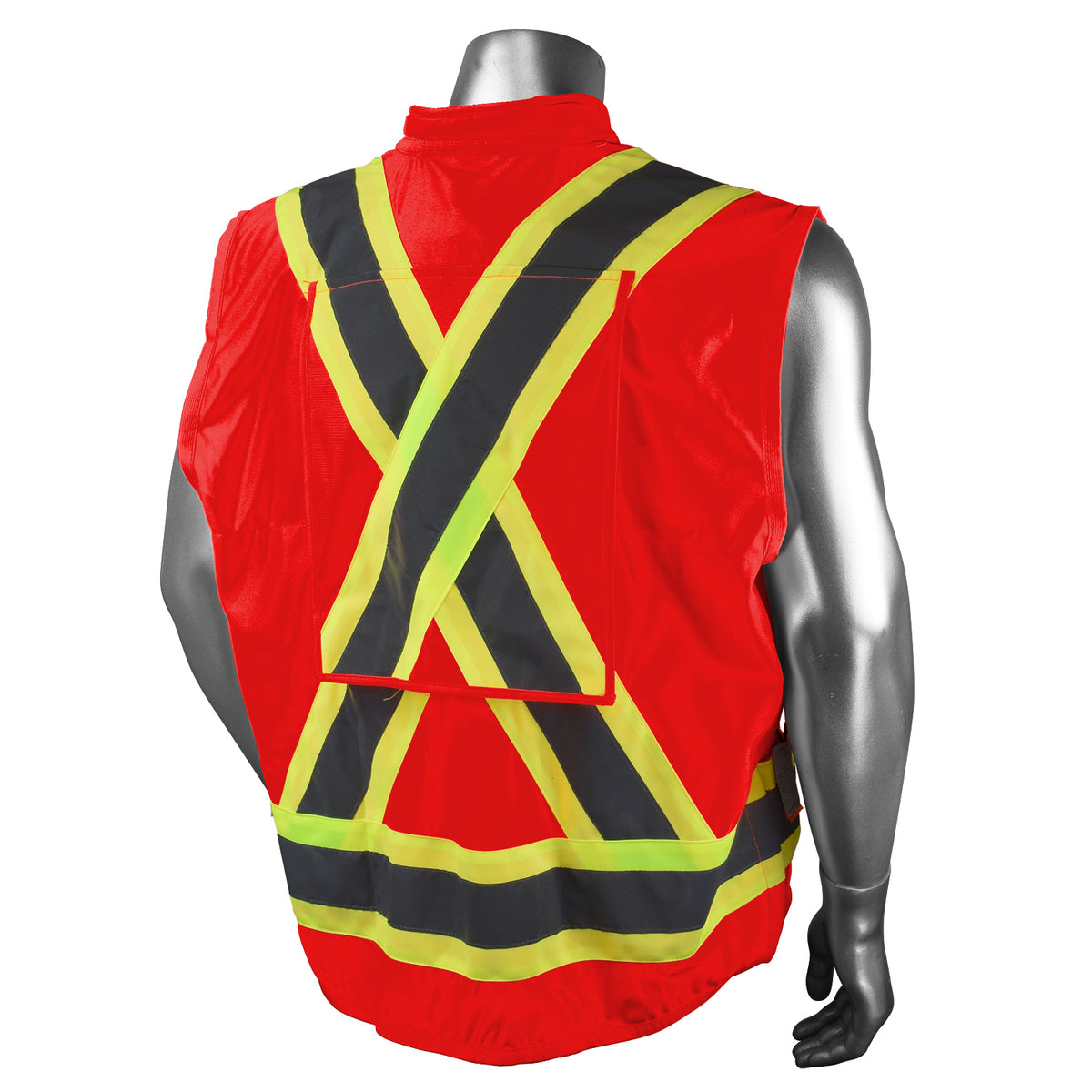 Radians SV030X-1 - Heavy Duty 10-Pocket Cruiser Vest with Back Pouch X-Back - additional view