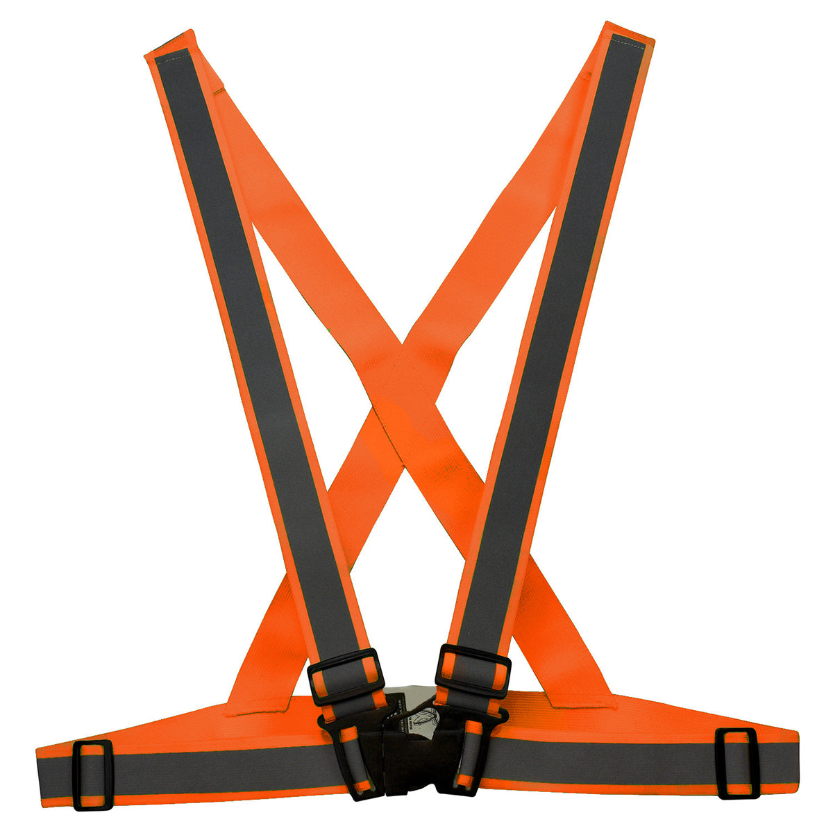 Radians SA0201X - High Visibility Breakaway X-Back Safety Harness -Green - Universal - additional view