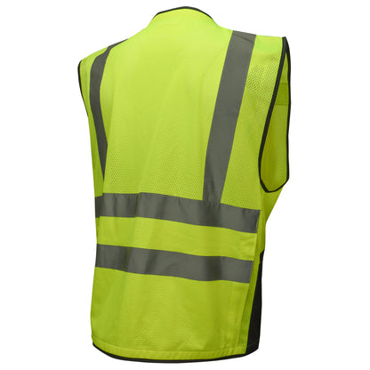 Radians SV59B-2 - SV59B Type R Class 2 Heavy Duty Surveyor Safety Vest with Zipper - Hi Viz Green - additional view