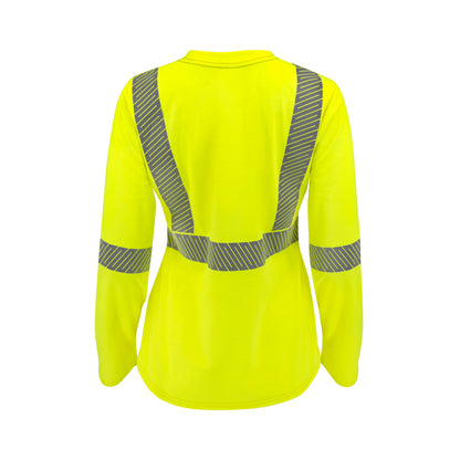 Radians ST921W - Women's Long Sleeve FR T-shirt with Class 3 Segmented Reflective Tape - additional view