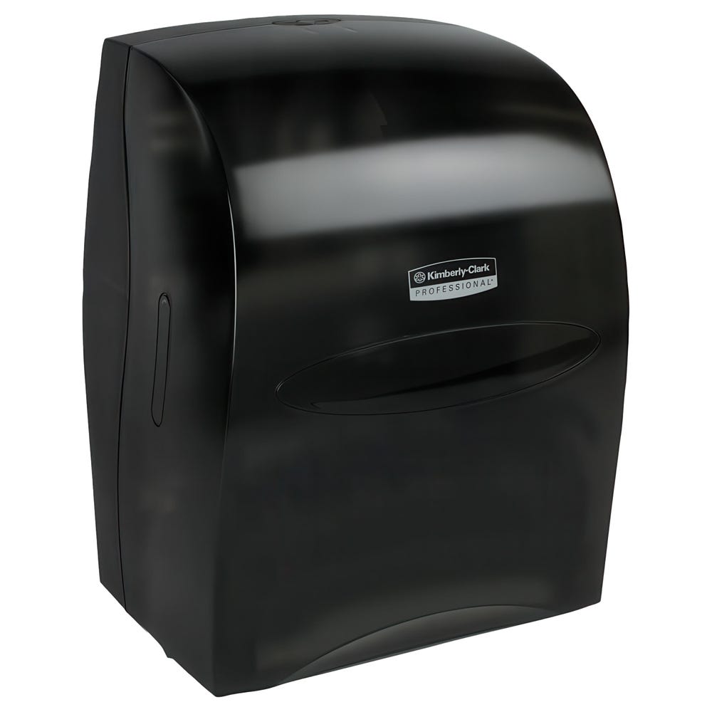 Kimberly-Clark Professional Sanitouch Manual Hard Roll Towel Dispenser 09990, black
