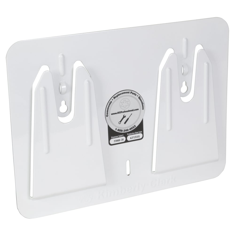 WypAll Access Wall-Mount Wiper Dispenser, White Steel - 73900