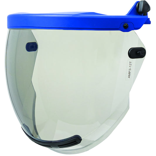 PIP 9400-55512T Premium Anti-Fog Coated Arc Flash Shield Kit for Full Brim Style Hard Hats - 12 Cal/cm2