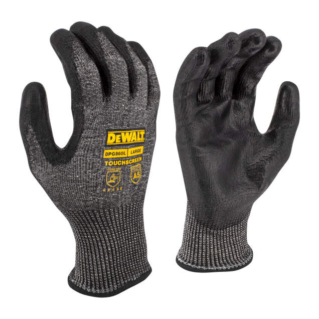 DEWALT DPG860 Touchscreen Nitrile A5 Cut Glove