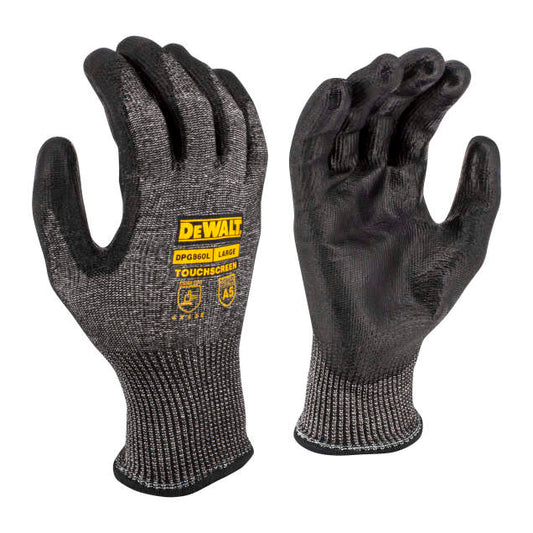 DEWALT DPG860 Touchscreen Nitrile A5 Cut Glove