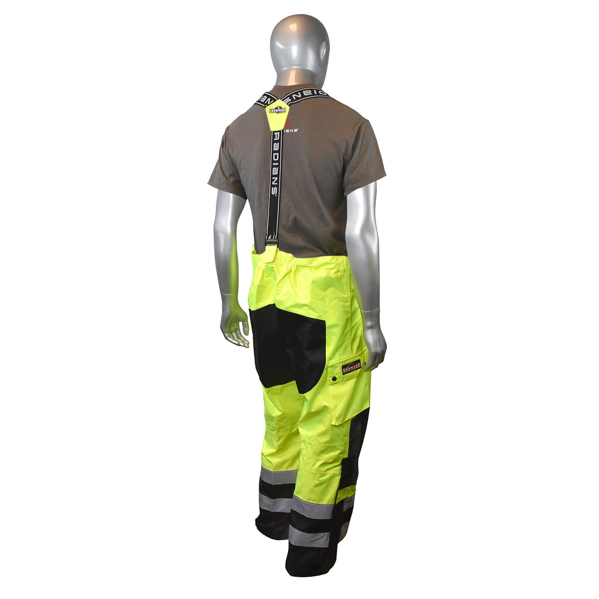 Radians RW32-EZ1Y - Heavy Duty Rip Stop Waterproof & Breathable Pants w/Bib - additional view