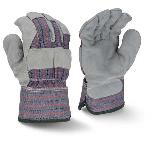 Radians RWG3205 - Fleece Lined Regular Shoulder Gray Split Cowhide Leather Glove - Gray