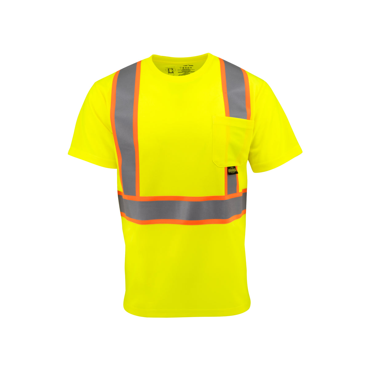 Radians ST41-2 - Class 2 Mesh Short Sleeve T-Shirt with Contrast Trim - additional view