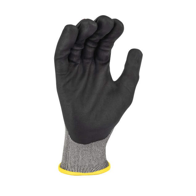 Radians RWG581 Cut Level A8 Foam Nitrile Coated Glove with TPR Impact Protection