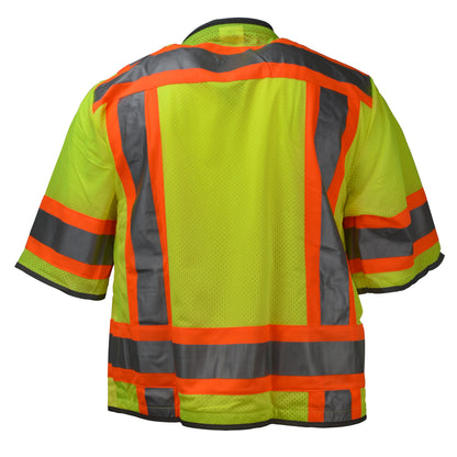 Radians SV55-3 - Class 3 Heavy Woven Two Tone Mesh Engineer Vest - additional view