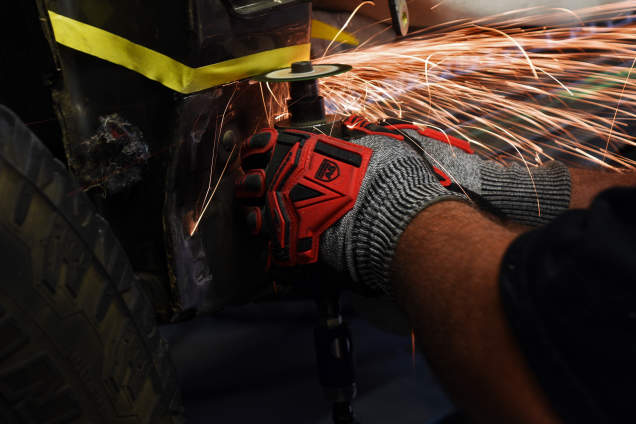 Radians RWG609 Cut Protection Level A5 Work Glove with Padded Palm