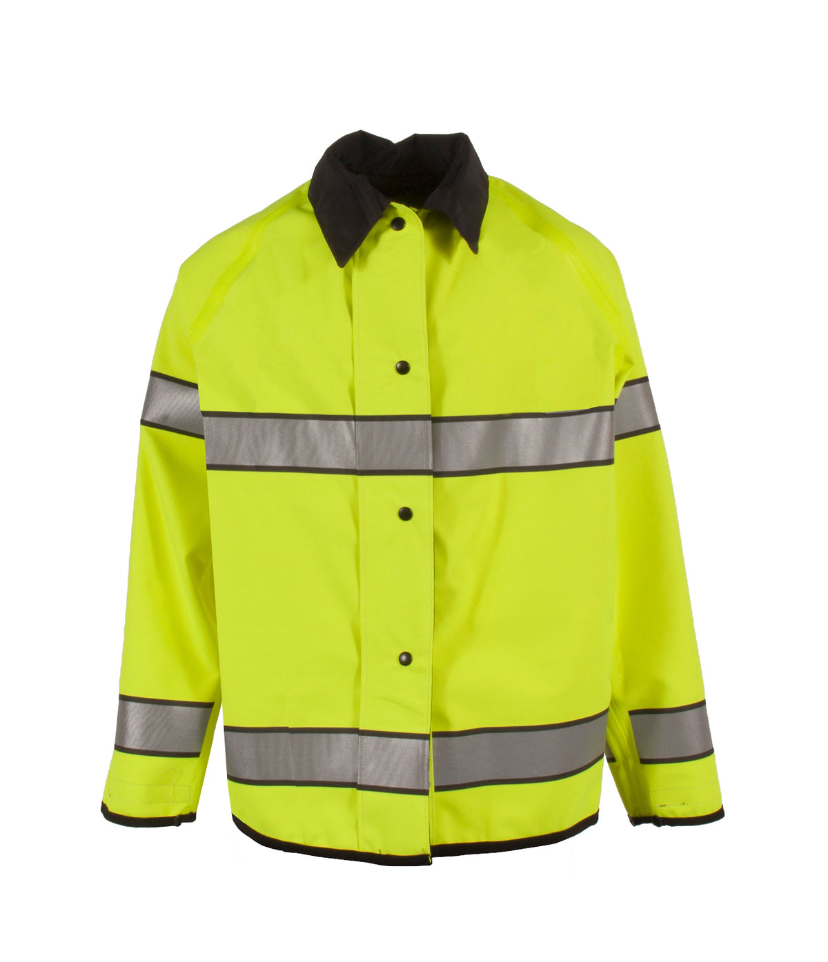 Neese 5010RJH3M - Reversible Police Coat with 3M Reflective Taping - Hi-Vis Lime / Black