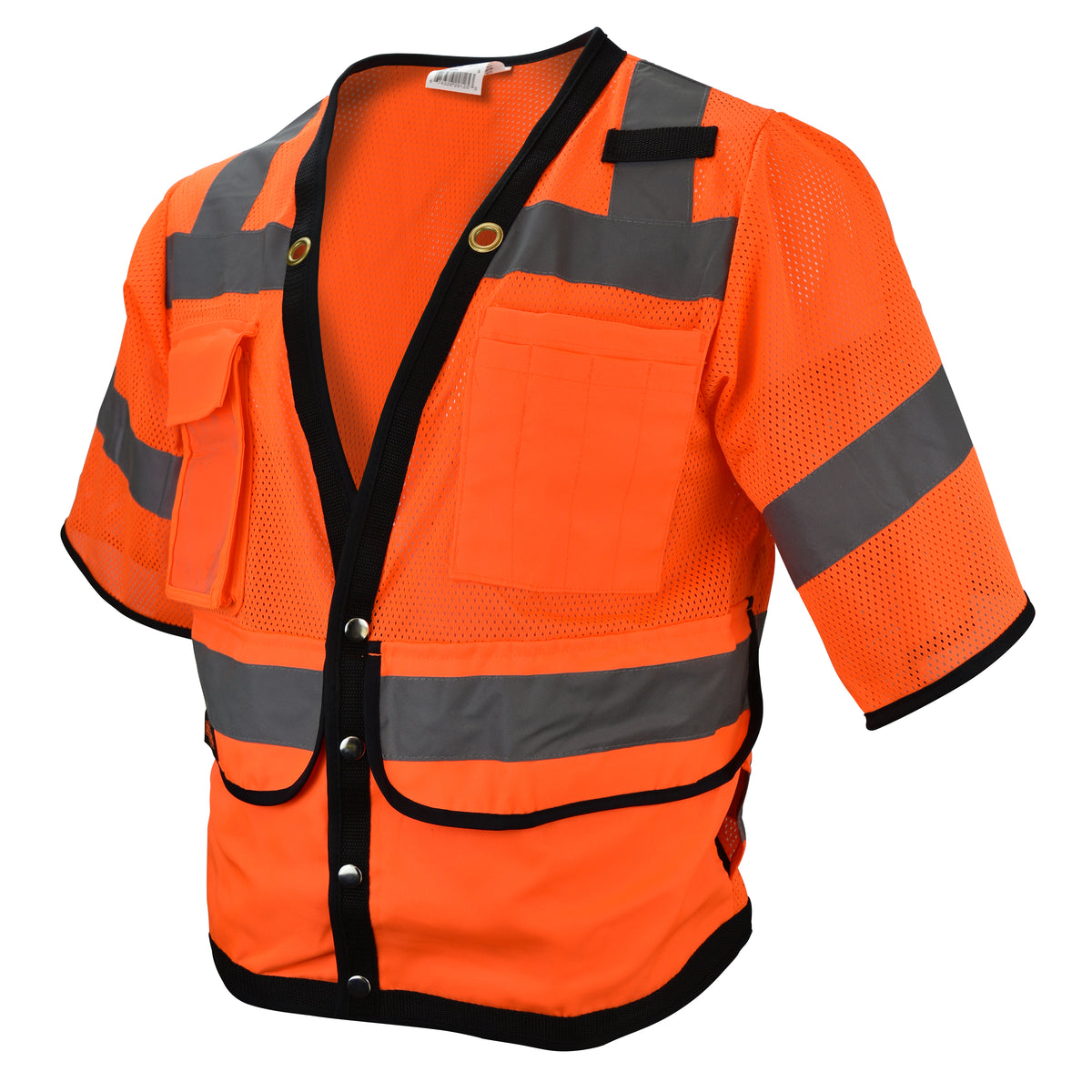 Radians SV59-3 - Type R Class 3 Heavy Duty Mesh Surveyor Vest - Hi-Vis Orange