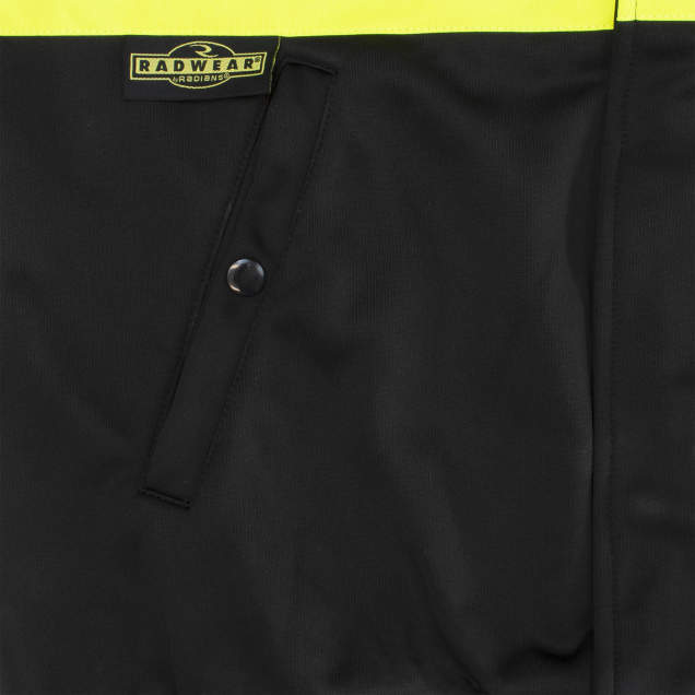 Radians SW01X-1 High Neck Zip Front X-Back Hooded Sweatshirt