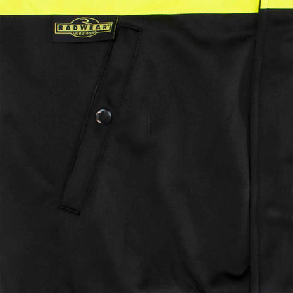 Radians SW01X-1 High Neck Zip Front X-Back Hooded Sweatshirt