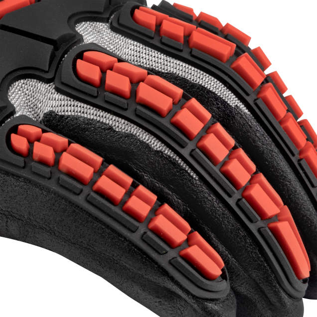 Radians RWG581 Cut Level A8 Foam Nitrile Coated Glove with TPR Impact Protection