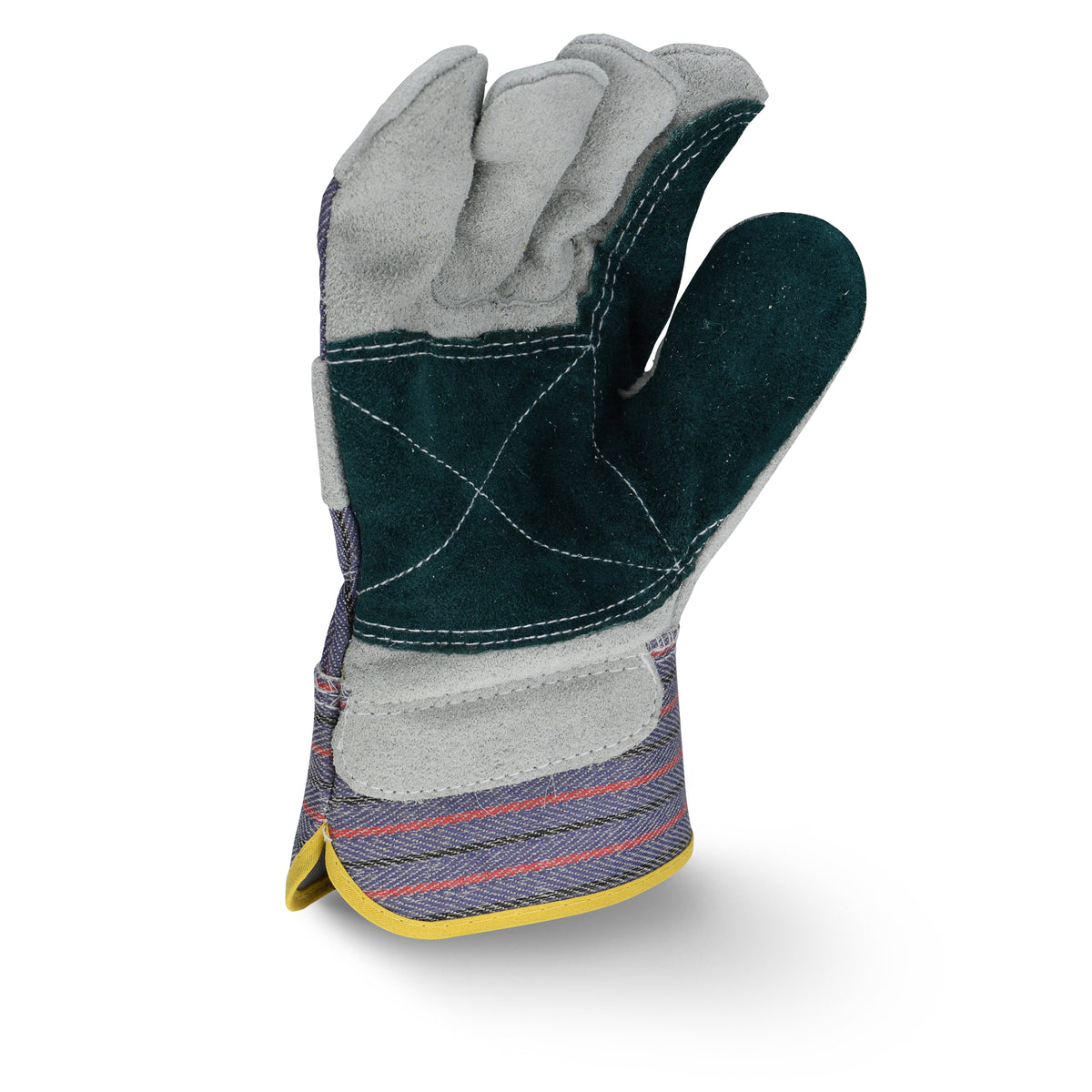 Radians RWG3200JP - Regular Shoulder Gray Split Cowhide Leather Glove - additional view