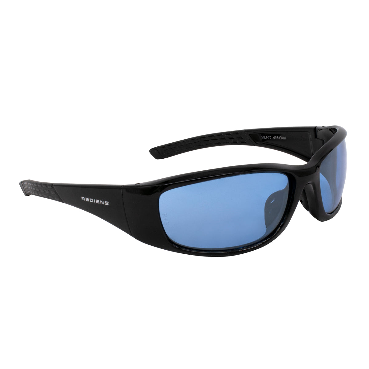 Radians VIL1 - Villume® Indoor Farming Glasses - Black / HPS Grow Blue