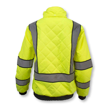 Radians SJ930-3 Women's Class 3 Quilted Bomber Jacket