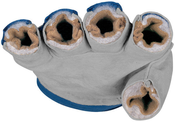 MCR Safety 1955 - Artic Jack® - Leather Palm Work Gloves - Premium A Grade Split Pigskin - 2.5 Inch Rubberized Safety Cuff - Insulated with Thermosock® Lining — manufacturer image 5