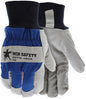 MCR Safety 1956 - Artic Jack® - Leather Palm Work Gloves - Premium A Grade Split Pigskin - Insulated Gloves Lined with Thermosock® - Knit Wrist