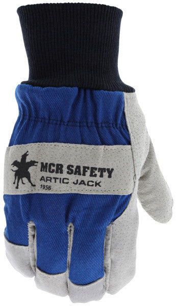MCR Safety 1956 - Artic Jack® - Leather Palm Work Gloves - Premium A Grade Split Pigskin - Insulated Gloves Lined with Thermosock® - Knit Wrist — manufacturer image 4