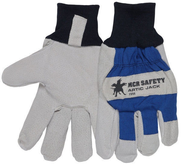 MCR Safety 1956 - Artic Jack® - Leather Palm Work Gloves - Premium A Grade Split Pigskin - Insulated Gloves Lined with Thermosock® - Knit Wrist — manufacturer image 5