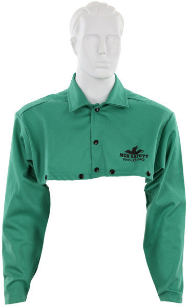 MCR Safety 39100 - F/R Green Cotton Cape Sleeve - manufacturer product image 2