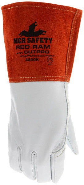 MCR Safety Welding Gloves – heat resistant – Red