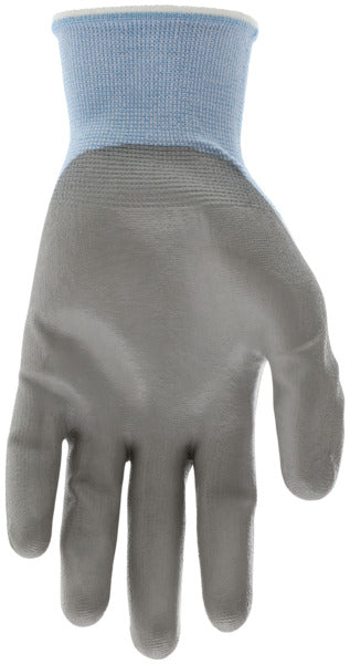 92718PU - MCR Safety CutPro® - 18 Gauge HyperMax® HPPE Shell - Cut, Abrasion, and Puncture Resistant - Polyurethane (PU) Coated Palm and Fingertips - 18 Gauge HyperMax® Shell Provides Sense of Touch and Grip