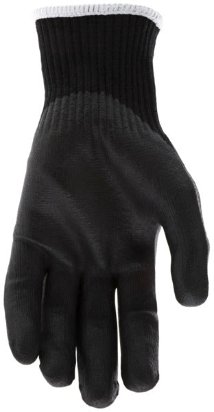 92720NF - MCR Safety CutPro® - 10 Gauge HyperMax® HPPE Shell - Cut, Abrasion and Puncture Resistant Work Gloves - Nitrile Foam Coated Palm and Fingertips - Black Shell and Black Nitrile Coating Hide Dirt and Grime