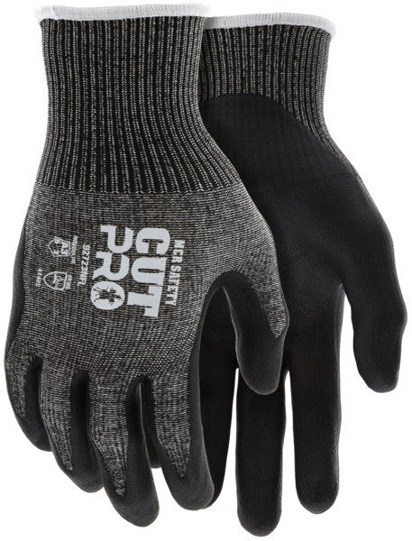 92723NF - MCR Safety CutPro® - 13 Gauge HyperMax® HPPE Shell - Cut, Abrasion and Puncture Resistant Work Gloves - Nitrile Foam Coated Palm and Fingertips
