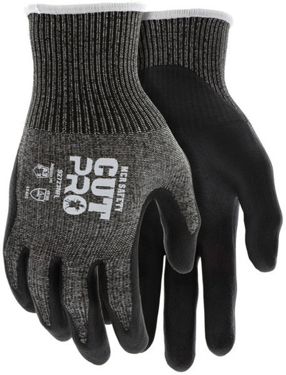 92723NF - MCR Safety CutPro® - 13 Gauge HyperMax® HPPE Shell - Cut, Abrasion and Puncture Resistant Work Gloves - Nitrile Foam Coated Palm and Fingertips