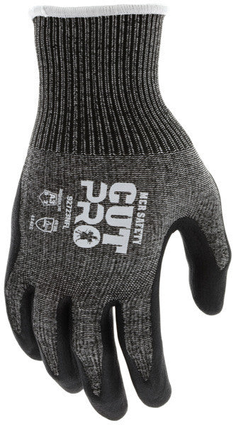 92723NF - MCR Safety CutPro® - 13 Gauge HyperMax® HPPE Shell - Cut, Abrasion and Puncture Resistant Work Gloves - Nitrile Foam Coated Palm and Fingertips