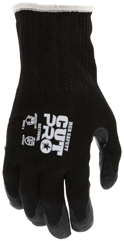92735N - MCR Safety CutPro® - 15 Gauge HyperMax® HPPE Shell - Cut, Abrasion, and Puncture Resistant - Nitrile Coated Palm and Fingertips - Superior Cut Protection