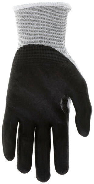 92743BP - MCR Safety CutPro® - 13-Gauge HyperMax® HPPE Shell - Cut, Abrasion, and Puncture Resistant Work Gloves - Bi-polymer Coated Palm and Fingertips - Reinforced Thumb Crotch