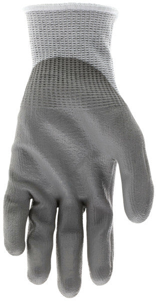 92743PU - MCR Safety CutPro® - 13 Gauge HyperMax® HPPE Shell - Cut, Abrasion, and Puncture Resistant Work Gloves - Polyurethane (PU) Coated Palm and Fingertips - Excellent Cut and Abrasion Resistance