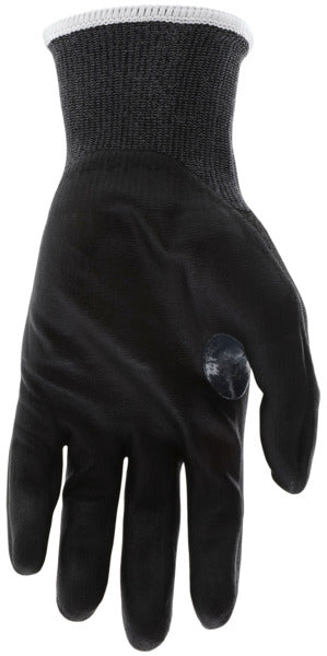 92798NF - MCR Safety Cut Pro® - 18 Gauge Black HyperMax® HPPE Shell - Nitrile Foam Coated Palm and Fingertips - Reinforced Thumb Crotch - Cut Resistant Work Gloves