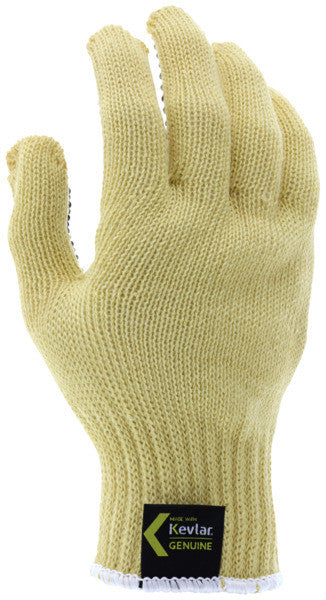9365 - MCR Safety CutPro® - 7 Gauge DuPont™ Kevlar® Aramid Shell - Cut Resistant Work Gloves - PVC Dots on 1 Side - Regular Weight - PVC Dots Aid with Grip and Abrasion Resistance