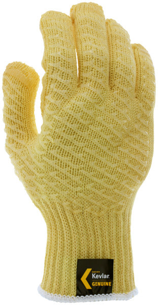9370H - MCR Safety CutPro® - 7 Gauge DuPont™ Kevlar® Aramid Shell - Cut Resistant Work Gloves - PVC Honey Grip on Both Sides - Regular Weight
