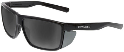 MCR Safety SR2L - Swagger® SR2L Safety Glasses - 8% Larger than Original SR2 Series - Soft TPR Nose Pad and Temple Ends - Detachable Side Shields — Sold by Pair — manufacturer image 5