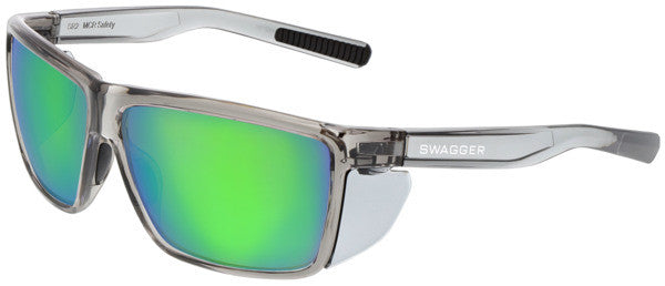 MCR Safety SR2L - Swagger® SR2L Safety Glasses - 8% Larger than Original SR2 Series - Soft TPR Nose Pad and Temple Ends - Detachable Side Shields — Sold by Pair — manufacturer image 7