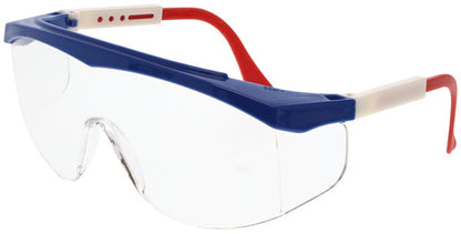 MCR Safety SS1 - SS1 Series Safety Glasses - Wrap-Around Lens Design - Built-In Side Shields - Extendable Length Spatula Temples — manufacturer image 7