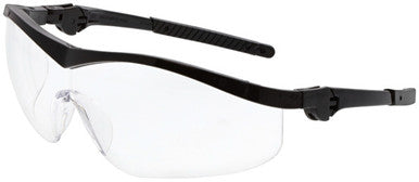 MCR Safety ST1 - ST1 Series Safety Glasses - Non-Slip Temple Grips - Ratcheting Temples Adjust for Better Fit