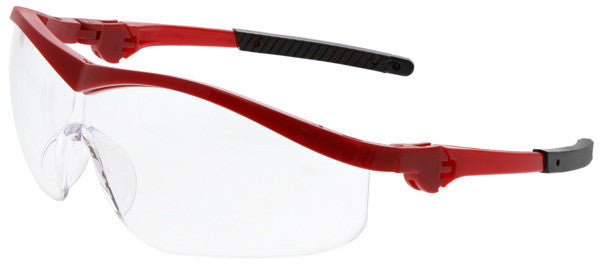 MCR Safety ST1 - ST1 Series Safety Glasses - Non-Slip Temple Grips - Ratcheting Temples Adjust for Better Fit — manufacturer image 3