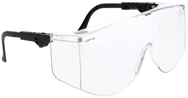 MCR Safety TC1 - TC1 Series Safety Glasses - Telescoping Spatula Temples - Generous Wrap Around Lens Coverage — manufacturer image 5