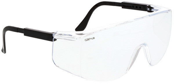 MCR Safety TC1 - TC1 Series Safety Glasses - Telescoping Spatula Temples - Generous Wrap Around Lens Coverage — manufacturer image 3