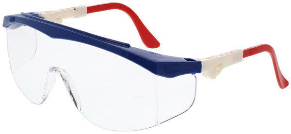 MCR Safety TK1 - TK1 Series Safety Glasses - Generously Sized Lens with Built on Side Shields - Ratcheting Temples with Adjustable Length Provides Better Fit — manufacturer image 7