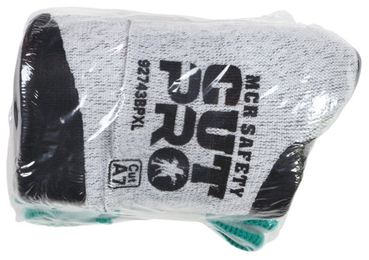 VP92743BP - MCR Safety CutPro® - 13-Gauge HyperMax® HPPE Shell - Cut, Abrasion and Puncture Resistant Work Gloves - Bi-Polymer Coated Palm and Fingertips - Vending Packaged for your Vending Dispenser Needs